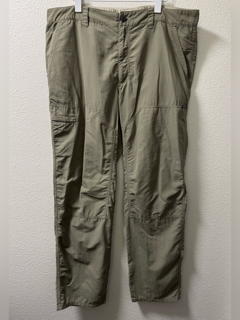 Patagonia Cargo Pants Nylon Lightweight Zipper Pocket Hiking Green Mens 2XL
